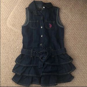 Polo girls jean dress 4T